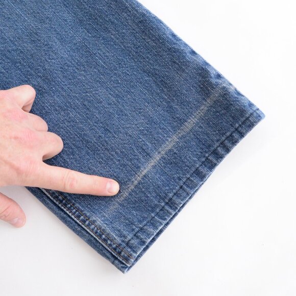 Vintage Carhartt Straight Leg Mid-Wash Denim Jeans 14X34 fit smaller like 10-12 - Picture 11 of 13